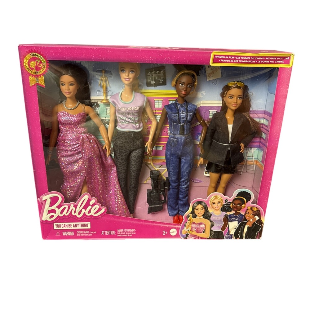 Barbie Careers Set of 4 Dolls Accessories Women inโ Film Studio Executive